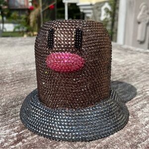 Rhinestone Bling Pokemon Diglett Holder